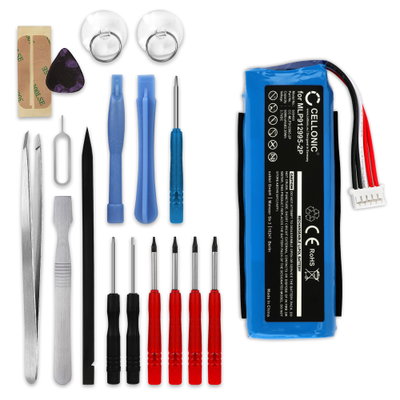 Batteri for JBL Charge 2+, Charge 2 +, Charge 2 plus / JBL GSP1029102 6000mAh + Verkt&oslash;y fra CELLONIC
