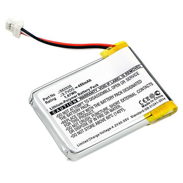 GPS Battery for Mitac Mio Mivue 388 - 450mAh 1ICP6/26/36 582535 Battery Replacement SatNav Sat Nav