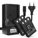 2x Batteri NB-1LH NB-1L 850mAh + Lader