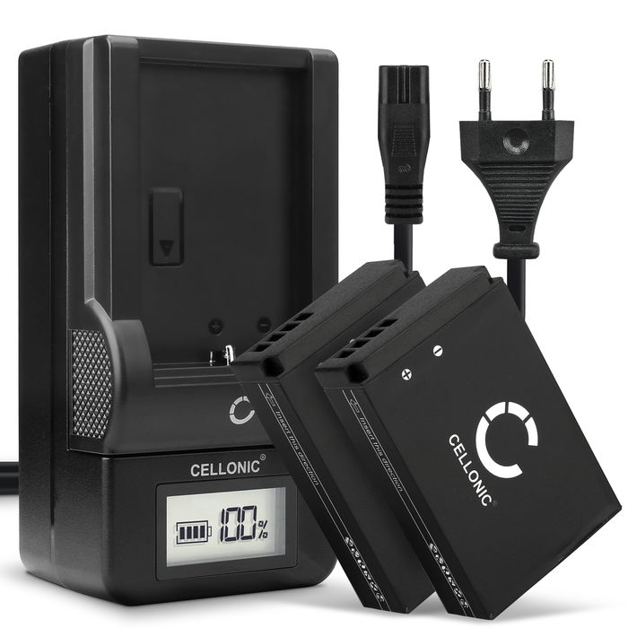 2x Batteri Canon EOS M50 820mAh + Lader