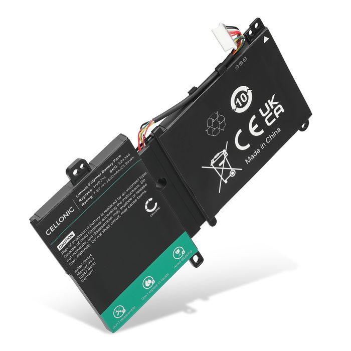 Batteri for HP Pavilion X360 11-K, Pavilion 11 x360 11-F, x360 310 Gen 2, HV02XL, 796219-421, HV02032, TPN-Q164 3400mAh 7.6V fra CELLONIC