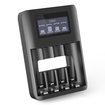 CELLONIC USB Batterilader til AA og AAA Batterier (NiMH) med 4 ladeplasser | Batterilader, Overladingsvern