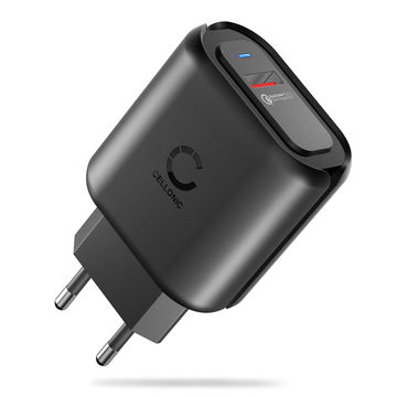 USB Lader for mobiltelefon nettbrett høyttaler med QC Quick Charge 3.0 24W 3A 3.6V - 12V USB hurtiglader med 1x USB Kontakt USB plugg for stikkontakt Power Adapter