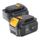 2x Batteri DCB142,DCB141, DCB140 4000mAh