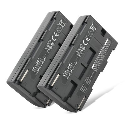 2x Batteri for Canon XF100 G2000 G1000 XF105 XL1s XL1 XL2 XH-A1 BP-915 BP-945 BP-930 BP-911 BP-941 BP-927 BP-924 BP-914 (2000mAh, 7.4V) fra CELLONIC