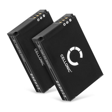 2x Batteri for Drift Ghost S, Drift Ghost S HD, Drift HD Ghost Kameraer 1750mAh fra CELLONIC