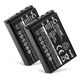 2x Batteri Lithium-Ionen 3.7V 1400mAh