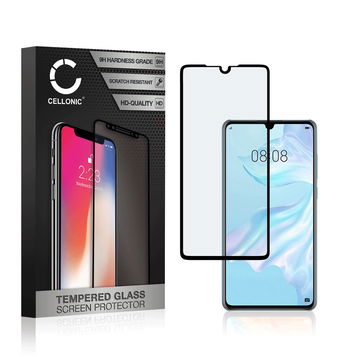 Skjermbeskytter glass Huawei P30 (3D Case-friendly, 9H, 0,33mm, Full Glue) Herdet Glass