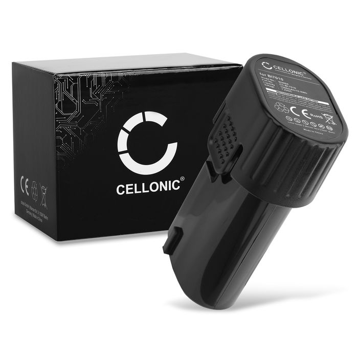 Batteri 7.2V, 1500mAh, Li Ion for Makita DF012DSE, GN900SE, DF010D, TD020D, DF012, DF012 - BL7010, 194355-4, 194356-2, BL 7015 Reservebatteri