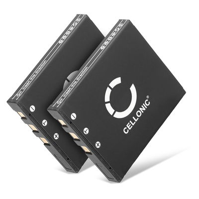 2x Batteri for Pentax Optio S6 S7 S5i S5z S5n S4 S4i S SV SVi WP WPi W10 W20 A10 A20, D-LI8 Kameraer 850mAh fra CELLONIC