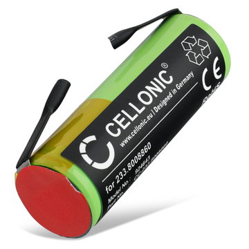 Batteri for Braun 1509, 3020, 5414, 5424, 5515, 6520, 6550, 8595, 8995 (Ø17mm) 2500mAh fra CELLONIC