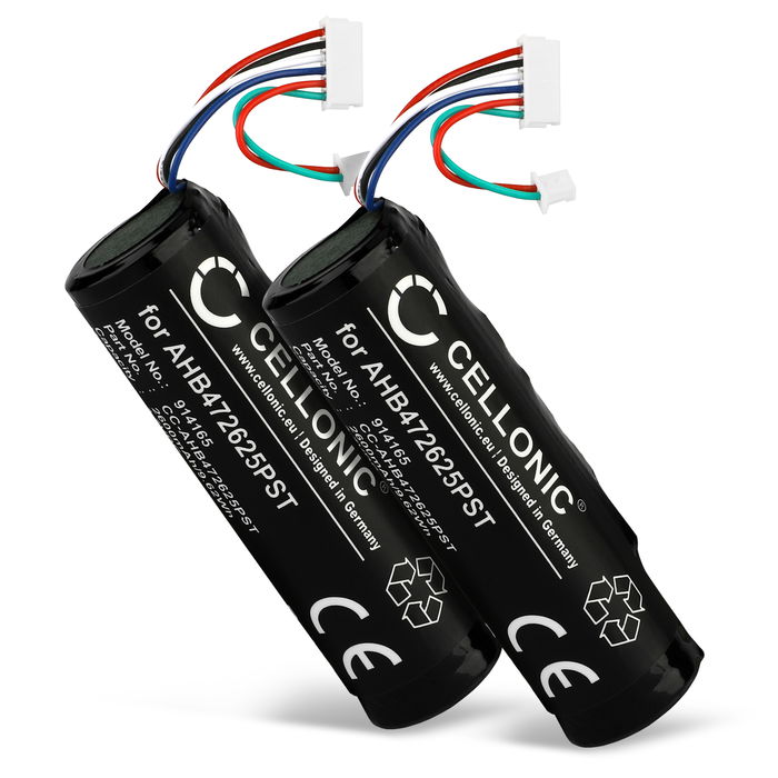 2x Batteri Garmin Astro DC40 2600mAh