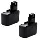 2x Batteri 2607335055, 2607335108, 2607335244, 2607335071 3000mAh