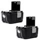 2x Battery (3000mAh, 14.4V)