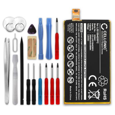 Batteri for Sony Xperia Z5 Compact, Sony Xperia XA Ultra, LIS1594ERPC 2600mAh + Verktøy fra CELLONIC