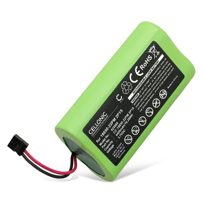Batteri for TRELOCK LS 950 - 18650-22PM 2P1S (4400mAh) reservebatteri