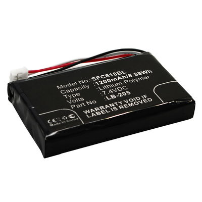 Batteri for Safescan 6185 1200mAh fra subtel