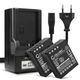 2x Batteri BLH-1 2000mAh + Lader