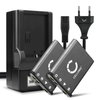2x Batteri 700mAh+ Lader