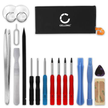 Batteri for Samsung Galaxy J3 (2017) - EB-BJ330ABE (2400mAh) + Verktøy, reservebatteri