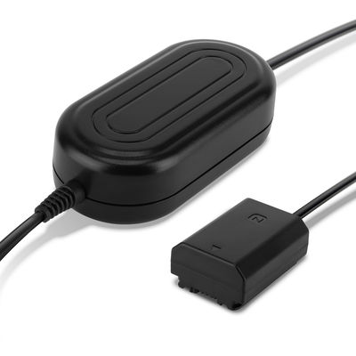 Strømforsyning for Sony Alpha 7 IV, 7C, 7S II, 7R III, Alpha 9, Alpha 6600 AC-adapter AC-FZ100 DC-kobling – Dummy-batteri – Batterieliminator fra subtel