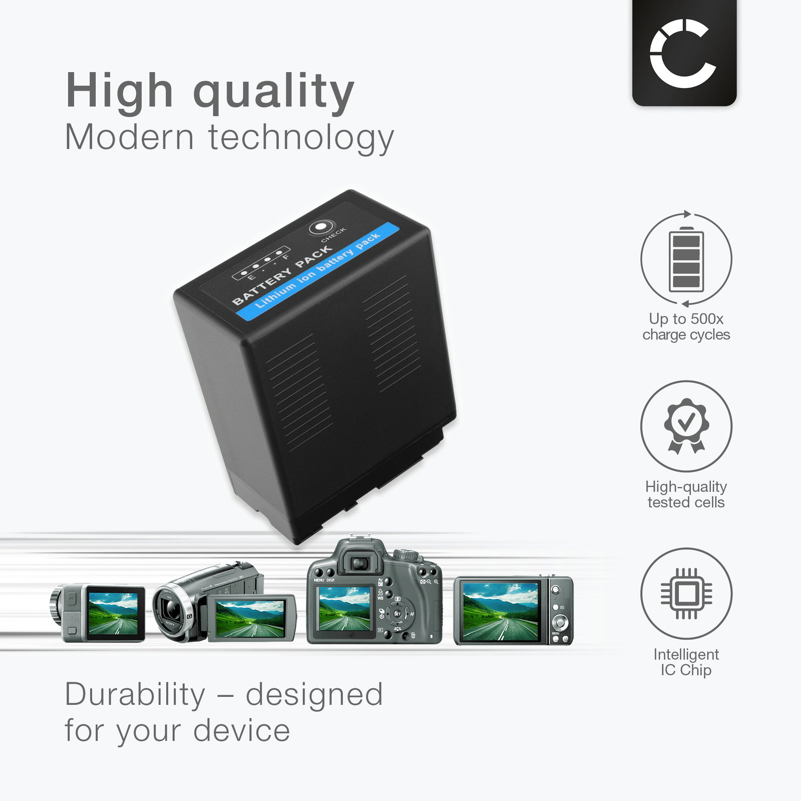 Panasonic　HDC-TM750 Panasonic HDC-TM750 Batteri