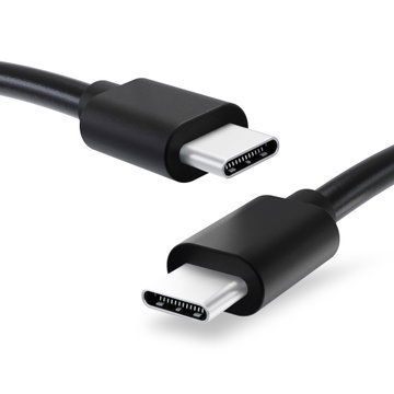 Datakabel for Sony Xperia 1 II, III, Xperia 5 II, III, Xperia 10 II, III XZ2, XZ3, XZ1 Compact - 1m, 3A (PD 60W) USB kabel, svart