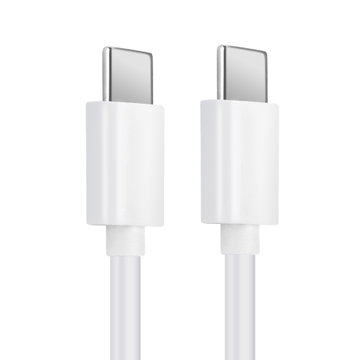 USB Kabel for ASUS Transformer T303UA / T302CA / ZenBook UX490UA / UX370UA - 1m Ladekabel 3A (PD 60W) USB Ledning PVC Datakabel hvit