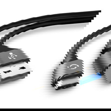 USB C Type C Phone Charger Cable for Nokia 8.3, 8.1 / 7.2, 7.1, 7+ / 6.2, 6.1 / 5.4, 5.3 / 3.4 / 9 Pureview / M2 2m Fast Charging 3A Smartphone Data Cable PVC Grey