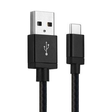 Datakabel for Huawei P40, P40 Pro / P30, P30 Lite / P20, P20 Pro, P20 Lite / P10 / P9 / P8 / Mate 30, Mate 30 Pro / Mate 20, Mate 20 Pro - 1m, 3A USB kabel, svart