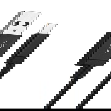 USB Kabel for JBL Charge 4 Flip 5 Link Portable LIVE 300TWS Pulse 4 Clip 4 - 1m Ladekabel 3A USB Ledning Nylon Datakabel svart