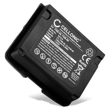 Batteri for Yaesu VX-6, VX-7R, VX-6E, VX-6R, VX-5, VX-5R - FNB-58, FNB-58Li, FNB-80, FNB-80Li (1400mAh) reservebatteri