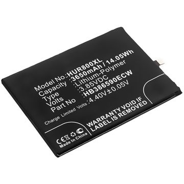Batteri for Huawei Honor 8x - HB386590ECW (3650mAh) , reservebatteri
