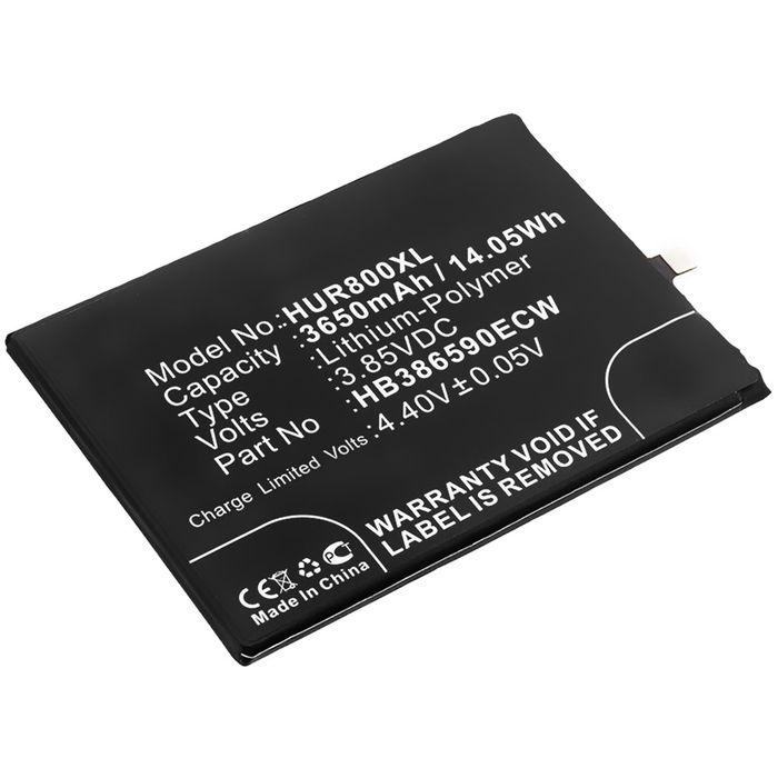 Batteri for Huawei Honor 8x - HB386590ECW (3650mAh) , reservebatteri