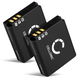 2x Batteri LB-080 1100mAh