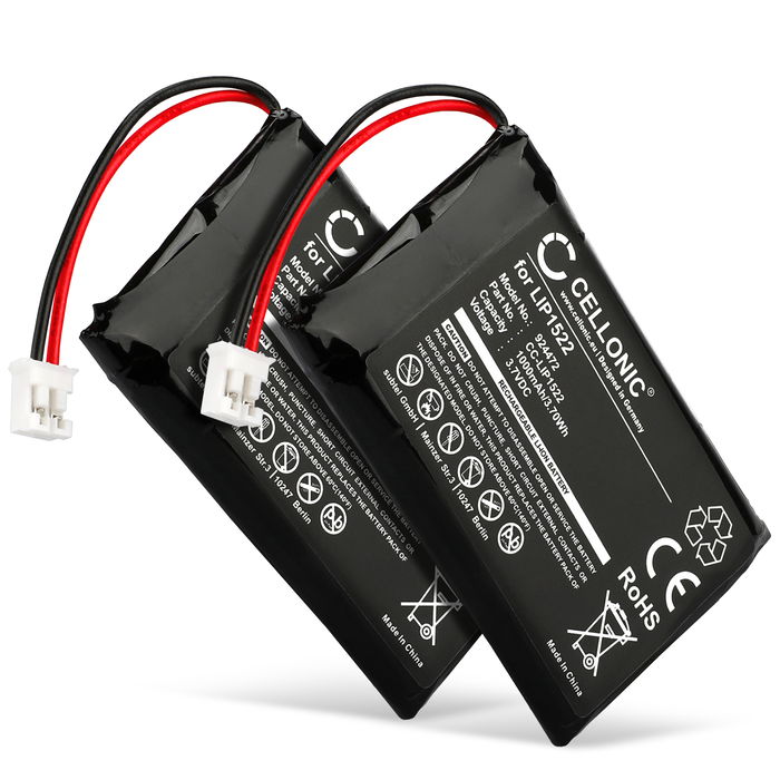 2x Sony LIP1522 Batteri