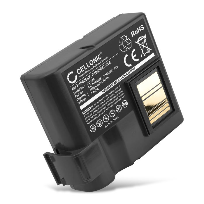 Batteri for Zebra QLN420, ZQ630 - P1040687, P1050667-016 (4400mAh) reservebatteri