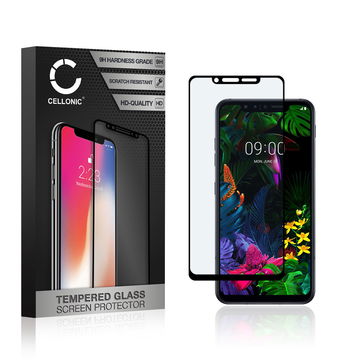 Skjermbeskytter glass LG G8s ThinQ (3D Case-friendly, 9H, 0,33mm, Full Glue) Herdet Glass