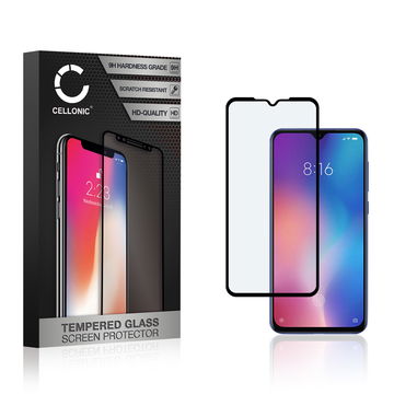 Skjermbeskytter glass Xiaomi Redmi 9 / Redmi 9A (3D Case-friendly, 9H, 0,33mm, Full Glue) Herdet Glass