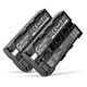 2x Batteri NP-F550 F750 F330 2600mAh