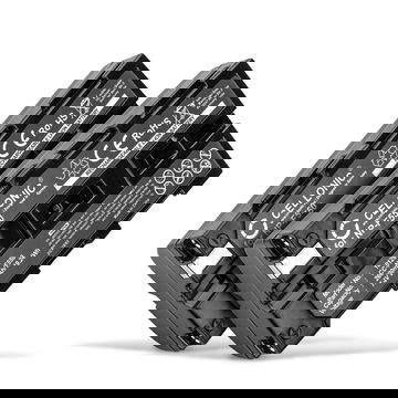 2x Batteri for Sony HDR-FX1000E HDR-FX7E FX1000 DSR-PD150 PD170 DSR-250 DCR-VX1000 VX2100e NP-F550 F750 F330 (2600mAh, 7.4V) fra CELLONIC