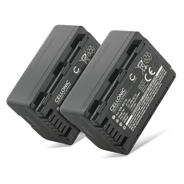 2x Panasonic HDC-SD90 Batteri
