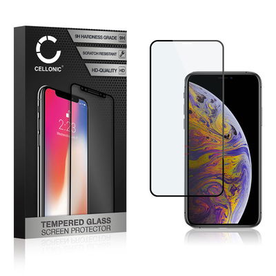 Skjermbeskytter glass iPhone 11 Pro Max / iPhone Xs Max (3D Case-friendly, 9H, 0,33mm, Full Glue) Herdet Glass
