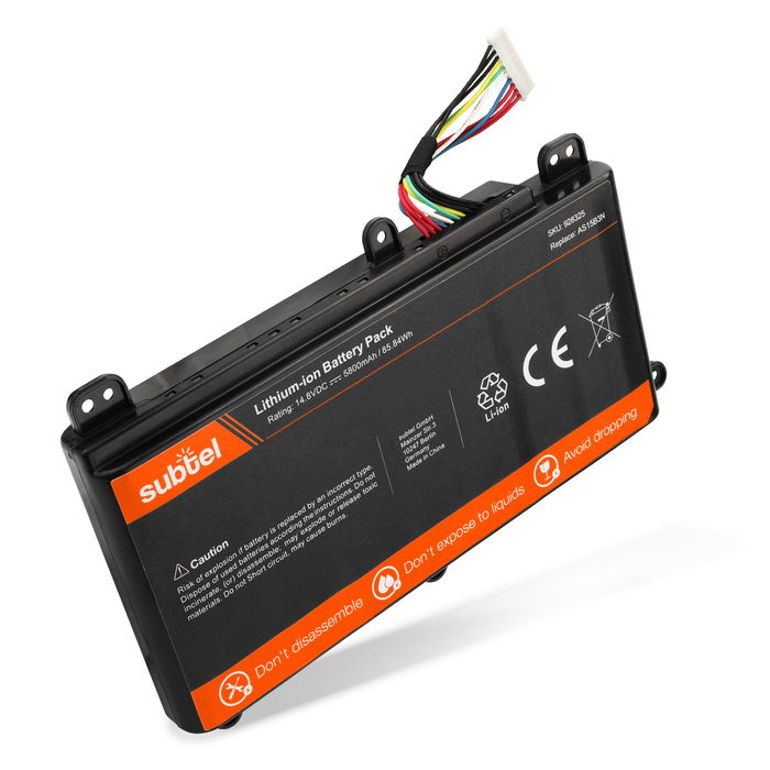 Batteri for Acer Predator 21X, Predator 17X, Predator 17, Predator 15, AS15B3N 5800mAh fra subtel