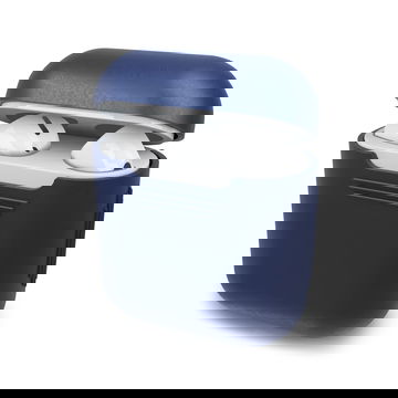 Lomme for Apple AirPods AirPods 2 - Silikon, blå shell pocket tasker