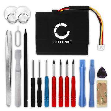 Batteri for TomTom Via 135, Via 135M, Via 1535TM, Via 1500, Via 1535T, GO Live 1535 800mAh + Verktøy fra CELLONIC