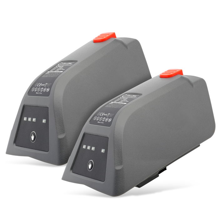 2x Gardena Comfort 35 roll-up automatic Li (8025-20) Batteri