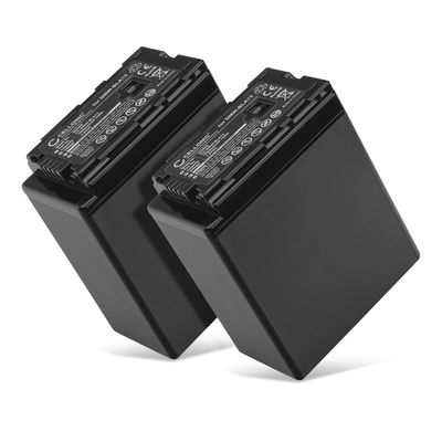 2x Batteri for Panasonic HDC-SD100 SDR-H80 -H40 -H20 AG-AC160 -AC130 AG-HMC150 HDC-TM700 Kameraer 7800mAh fra subtel