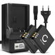 2x Batteri LB-080 1100mAh + Lader