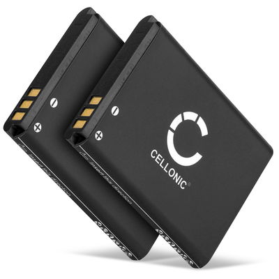 2x Batteri for Minox DCC 5.0 DCC 5.1 Rollei 10050 10051 10052 Sportsline 60 Vivitar DVR-850W Kameraer 890mAh fra CELLONIC